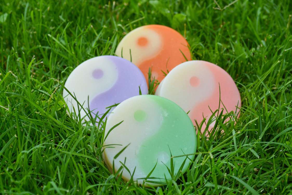 ☯️ СЕТ: 4 БРОЯ НАТУРАЛНИ САПУНА ИН И ЯН